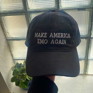 Make America emo again baseball hat. NWOT